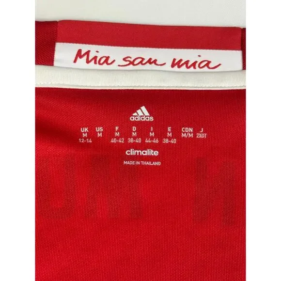 Adidas FC Bayern Munich Women’s Soccer Jersey Red Climalite Size M - Picture 5 of 10